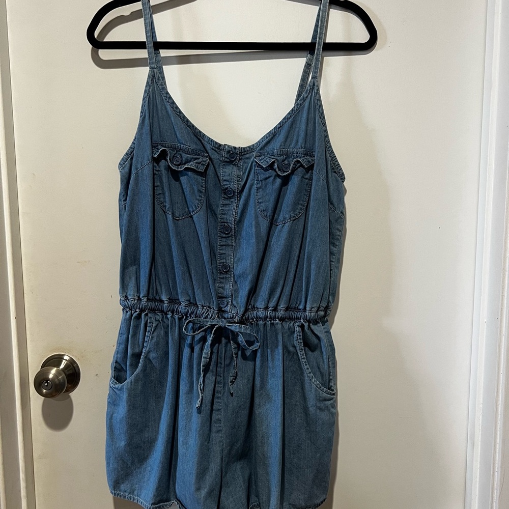 American Rag Blue Denim Romper